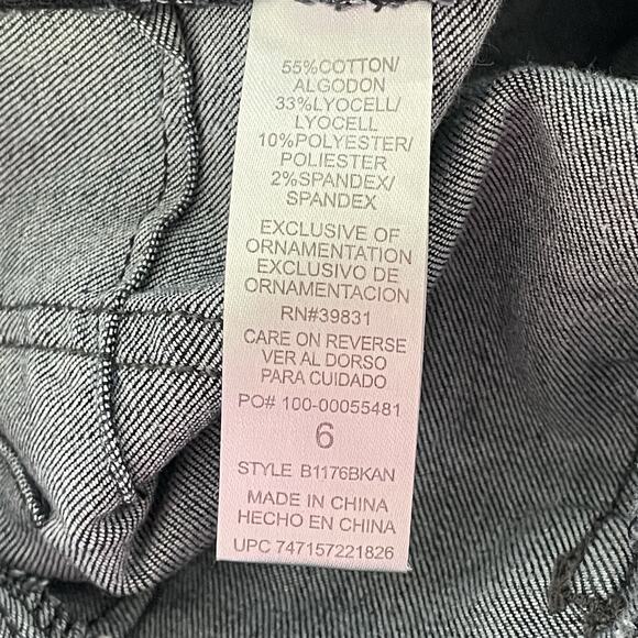 Democracy Ab Solution Skinny Ankle Jean Size 6 Medium Wash Stretch Denim Shaping - Picture 8 of 10